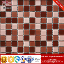 China fabricar 2017 Mixed cor Quadrada forma mosaico de vidro telhas